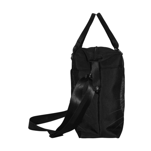 Black Cat Large Capacity Duffle Bag (Model 1715)