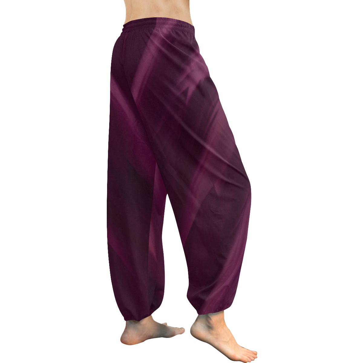 Shades of violet Women's All Over Print Harem Pants (Model L18)