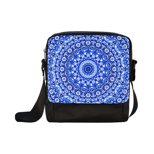 Blue Mandala Mehndi Style G403 Crossbody Nylon Bags (Model 1633)