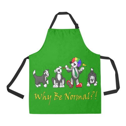Y B Normal -green All Over Print Apron