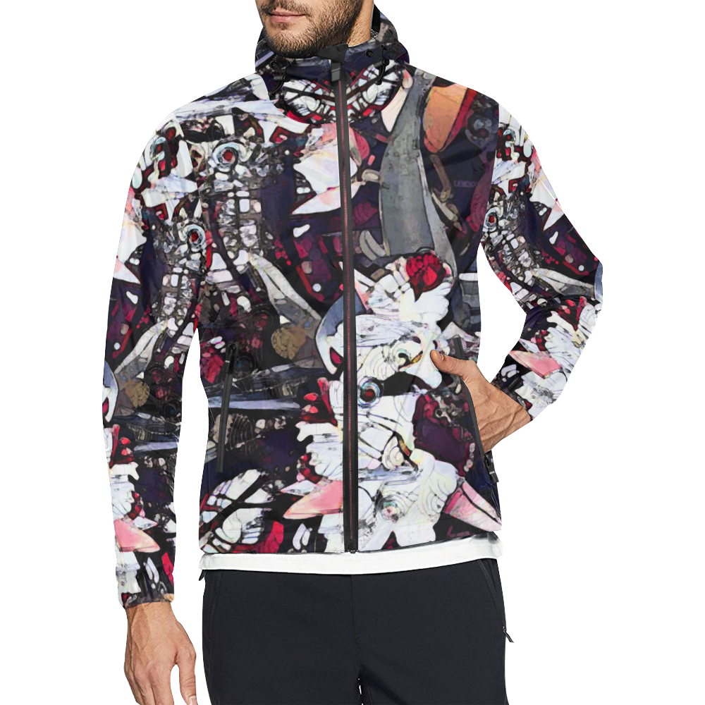 lost in the beauty of you 9b2b Unisex All Over Print Windbreaker (Model H23)