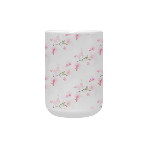Pattern Orchidées Custom Ceramic Mug (15OZ)
