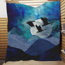 Night In The Mountains Quilt 60"x70"