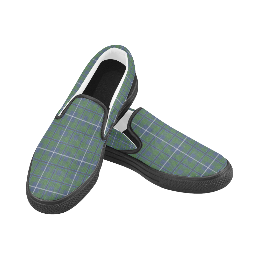 Douglas Tartan Men's Unusual Slip-on Canvas Shoes (Model 019)