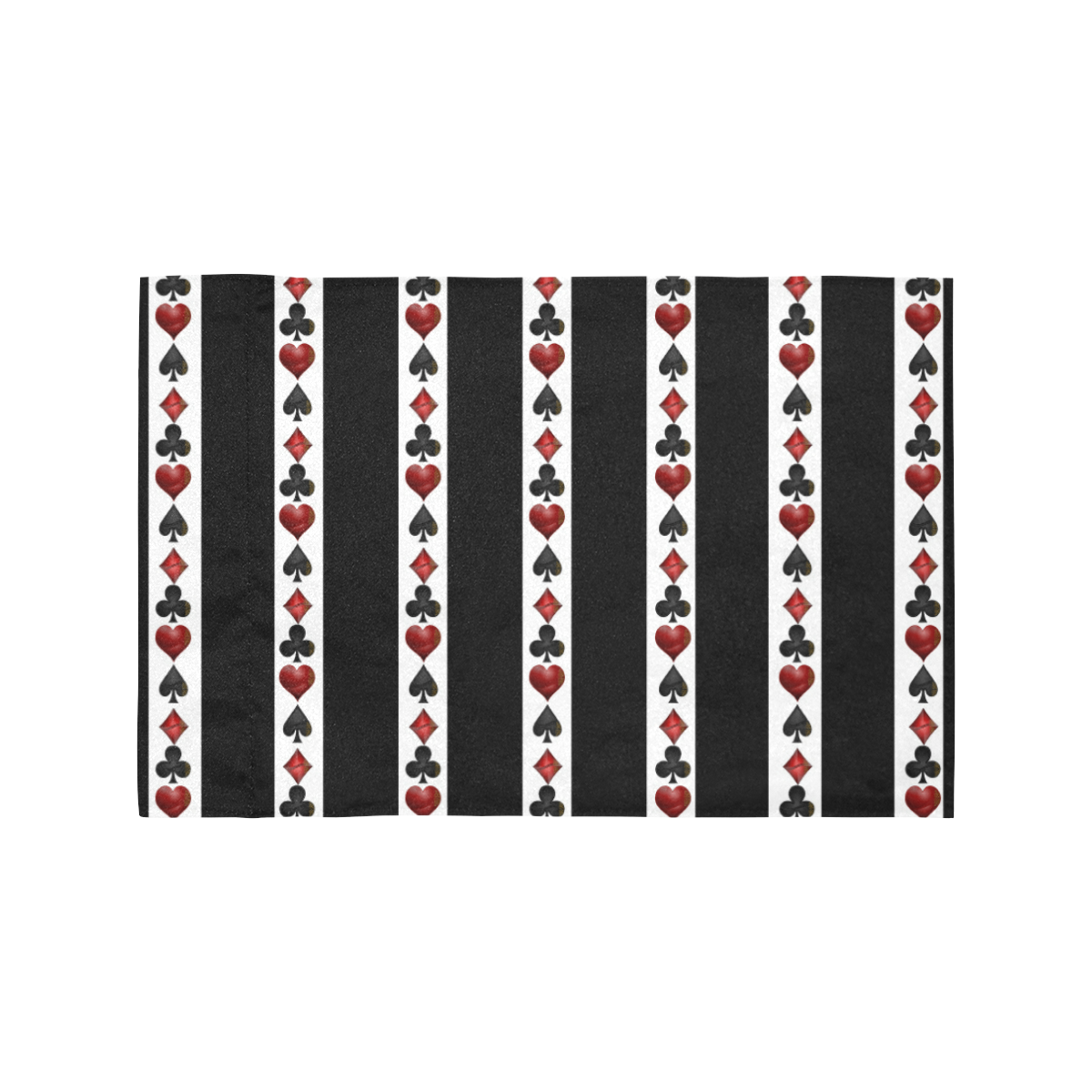 Playing Card Symbols Stripes Motorcycle Flag (Twin Sides)