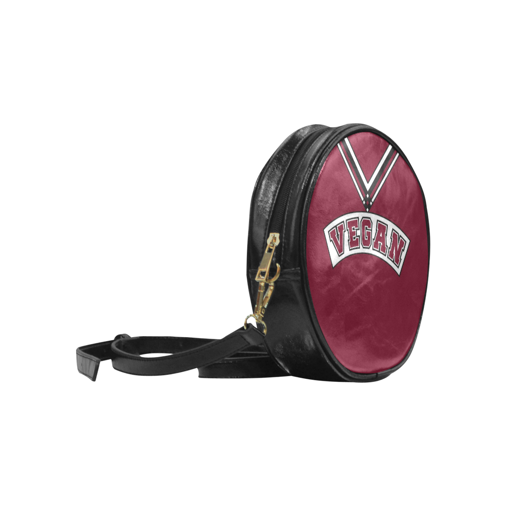 Vegan Cheerleader Round Sling Bag (Model 1647)