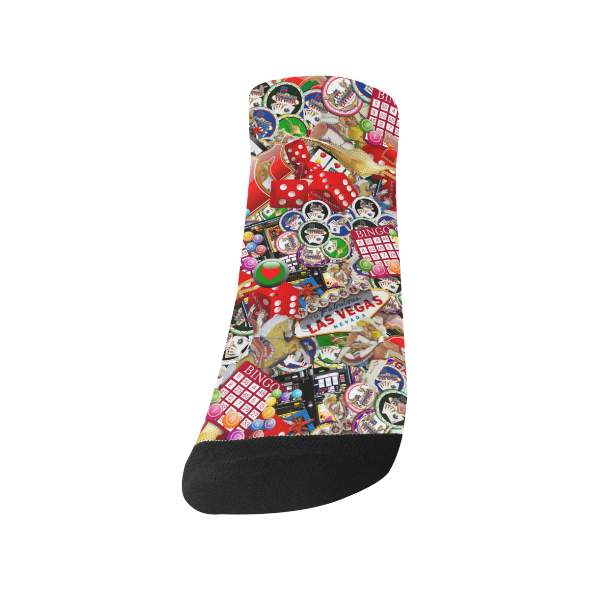 Gamblers Delight - Las Vegas Icons Men's Ankle Socks