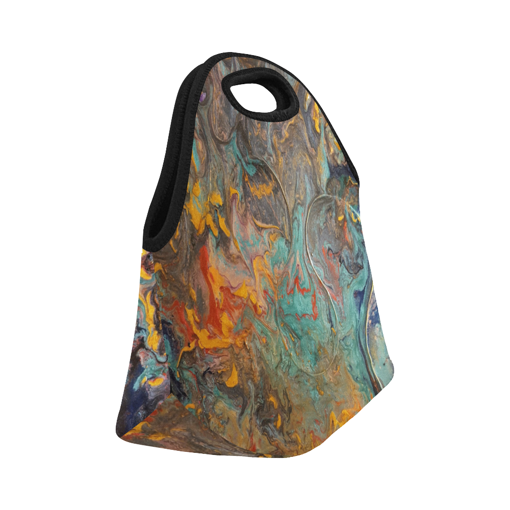 EARTH ELEMENT ABSTRACT Neoprene Lunch Bag/Small (Model 1669)
