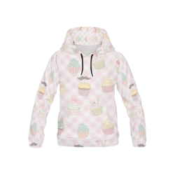 Cupcakes All Over Print Hoodie for Kid (USA Size) (Model H13)