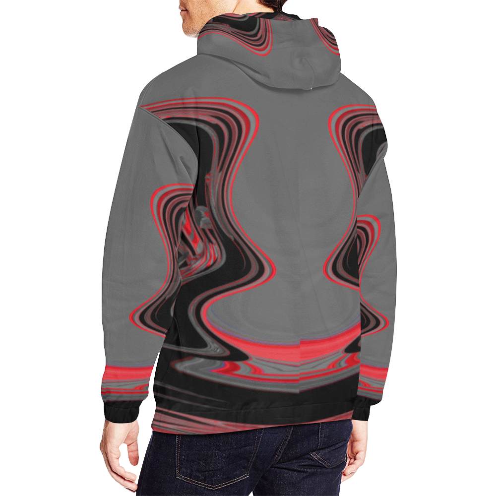32_5000 13 All Over Print Hoodie for Men/Large Size (USA Size) (Model H13)