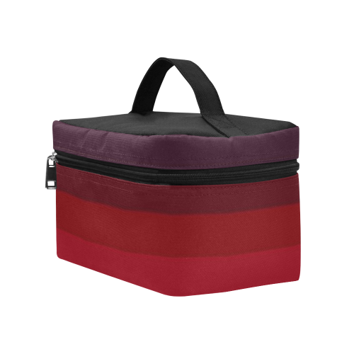 Burgundy Color Shades Cosmetic Bag/Large (Model 1658)