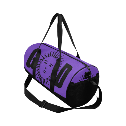 GOD Duffle Bag Purple & Black Duffle Bag (Model 1679)