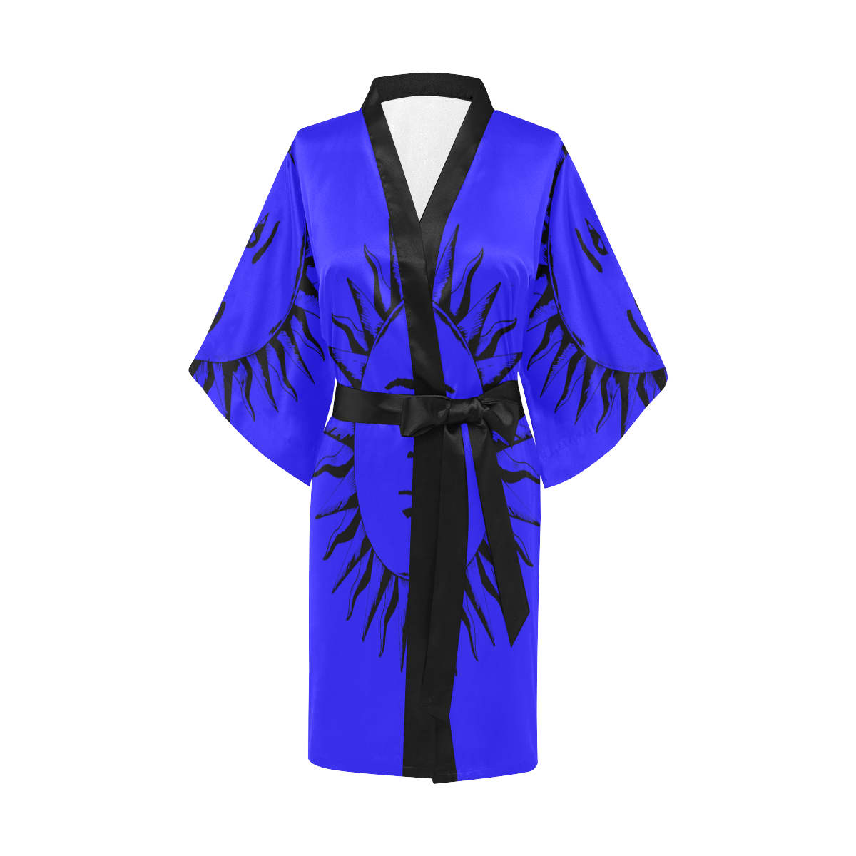 GOD Robe Royal Blue Kimono Robe