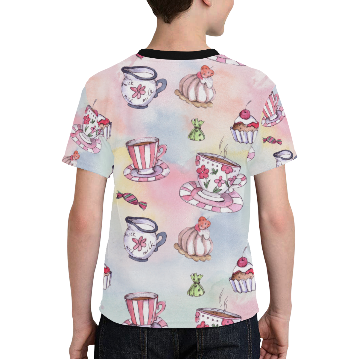 Coffee and sweeets Kids' All Over Print T-shirt (Model T65)