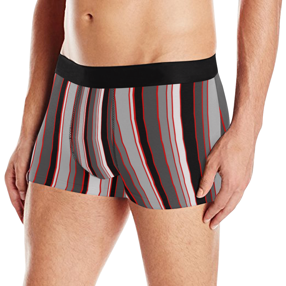 from black to grey Men's All Over Print Boxer Briefs (Model L10)