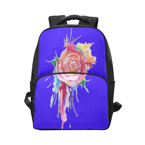 rose paint Unisex Laptop Backpack (Model 1663)