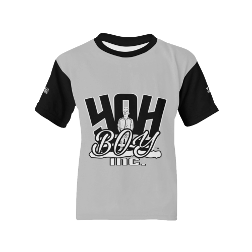 YahBoy Inc Gray Kids' All Over Print T-shirt (Model T65)