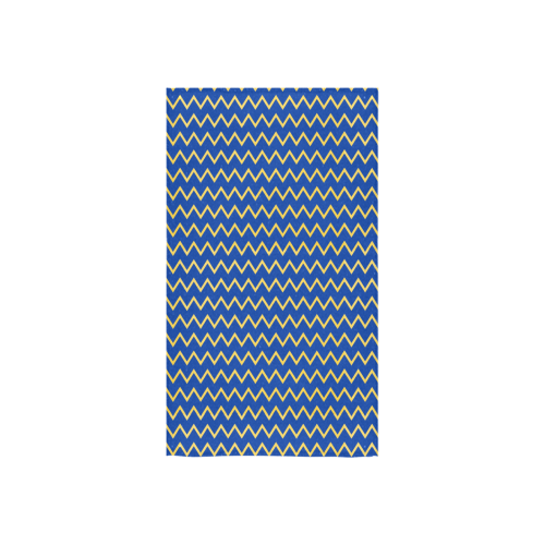 Chevron Jaune/Bleu Custom Towel 16"x28"