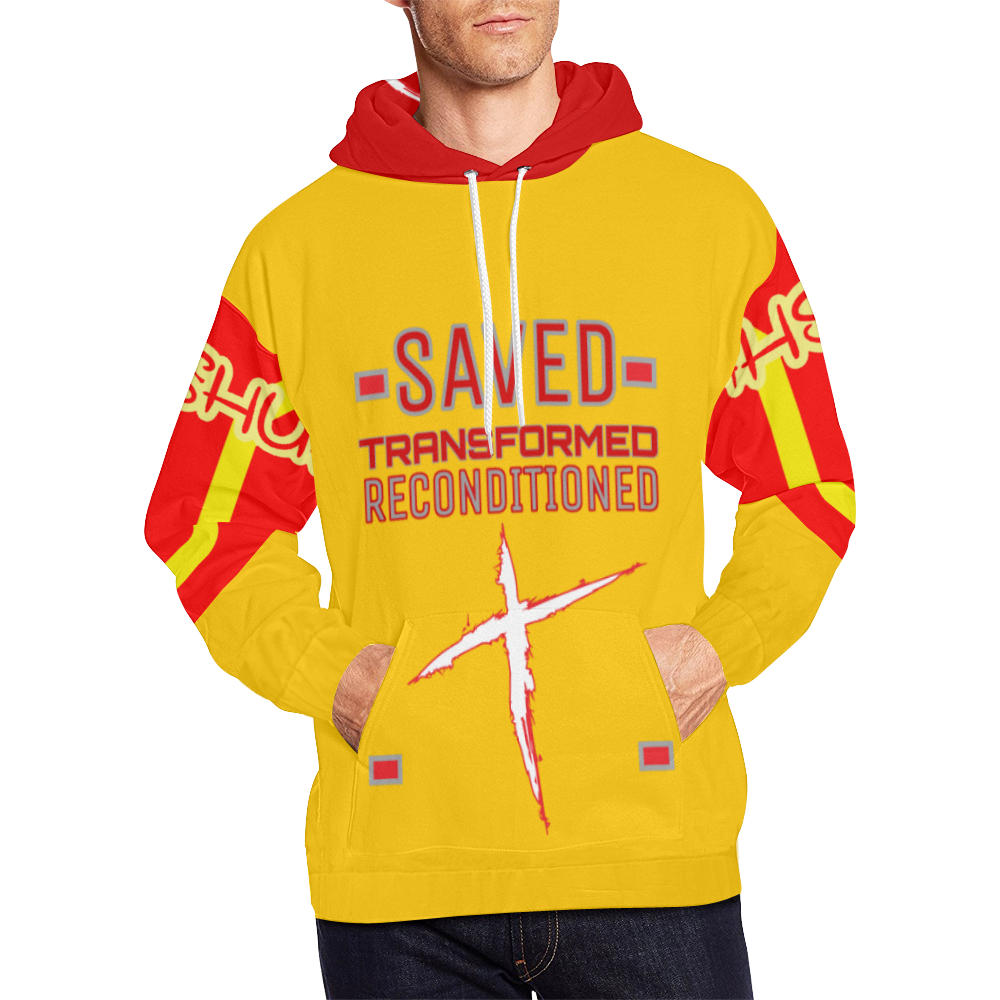 Saved Transformed Hoodie YR All Over Print Hoodie for Men (USA Size) (Model H13)