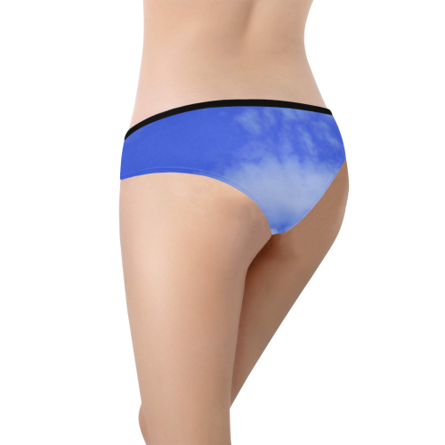 Blue Clouds Women's Hipster Panties (Model L33)