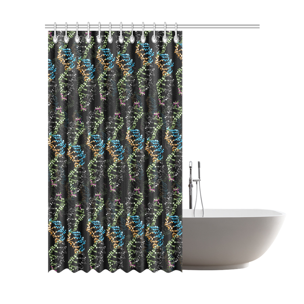 DNA pattern - Biology - Scientist Shower Curtain 72"x84"