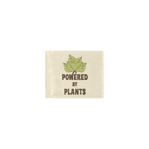 Powered by Plants (vegan) Mini Bifold Wallet (Model 1674)