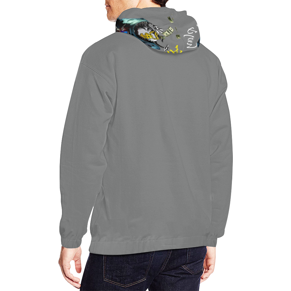 SHARK AGNP HOODIE All Over Print Hoodie for Men (USA Size) (Model H13)