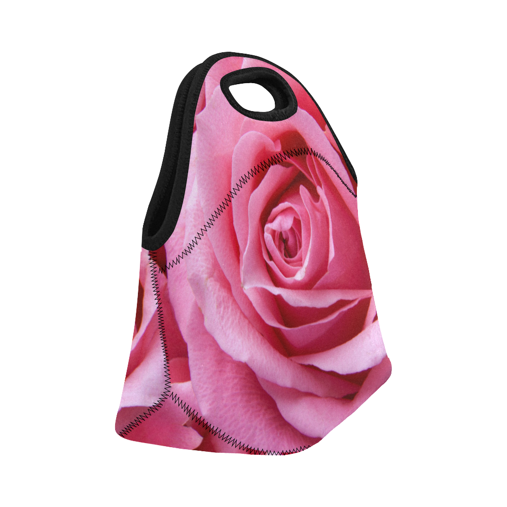 Roses pink Neoprene Lunch Bag/Small (Model 1669)