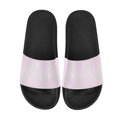 Pink Stars Men's Slide Sandals (Model 057)