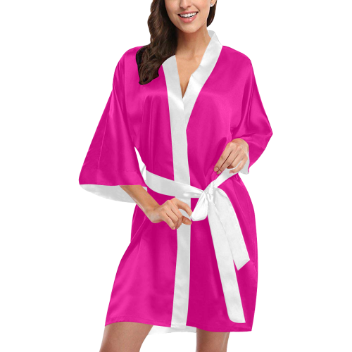 Pink Kimono Robe