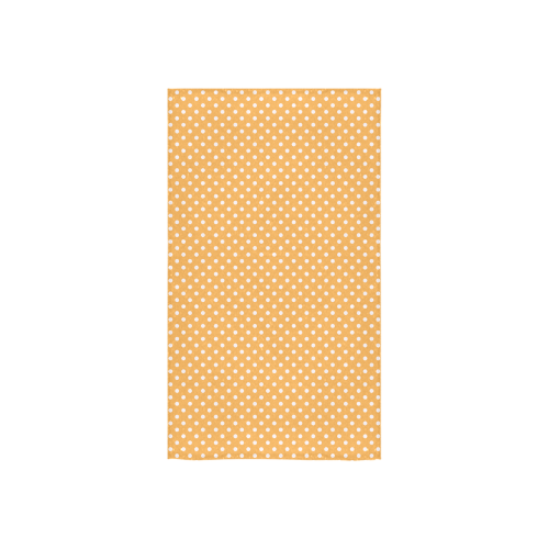 Yellow orange polka dots Custom Towel 16"x28"