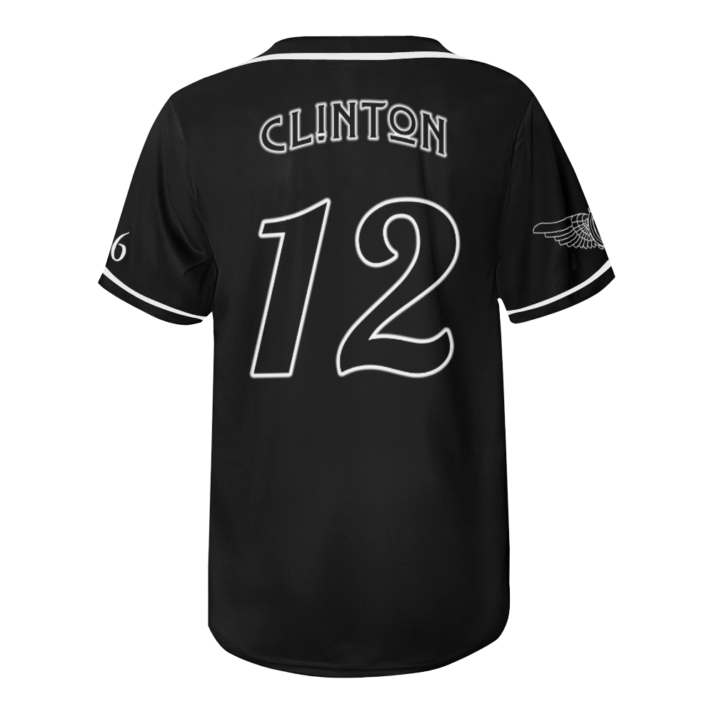 Clinton 12 All Over Print Baseball Jersey for Men (Model T50)