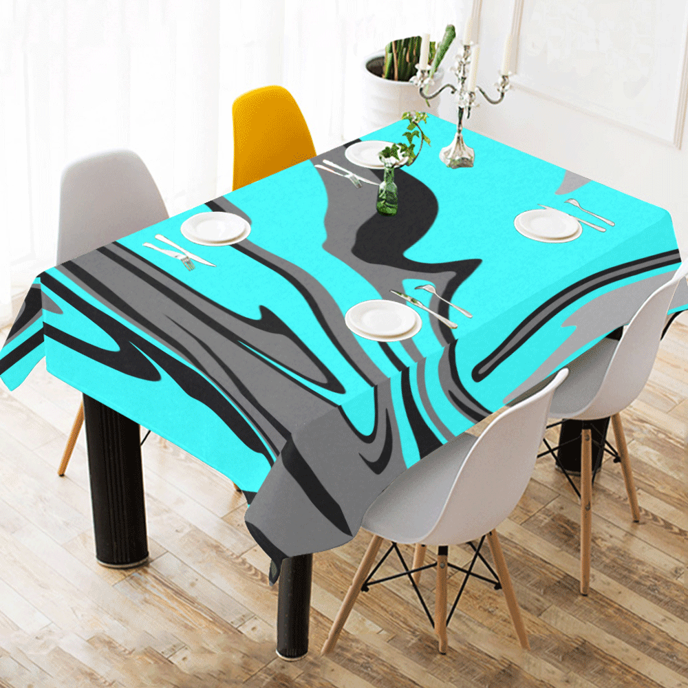 idk_idk_idk Cotton Linen Tablecloth 60" x 90"