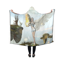 Beautiful fairy Hooded Blanket 50''x40''