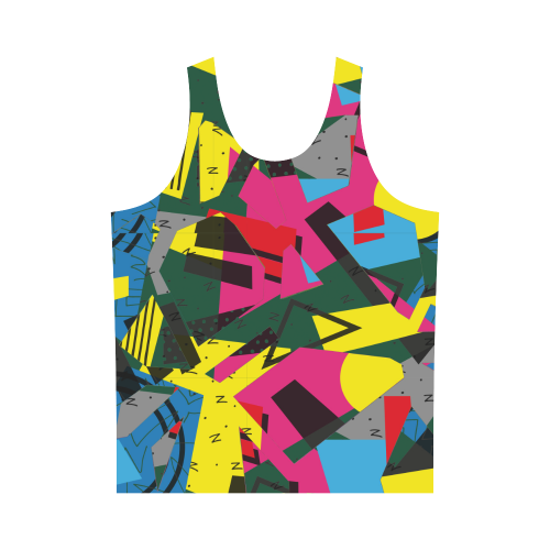 Crolorful shapes All Over Print Tank Top for Men (Model T43)
