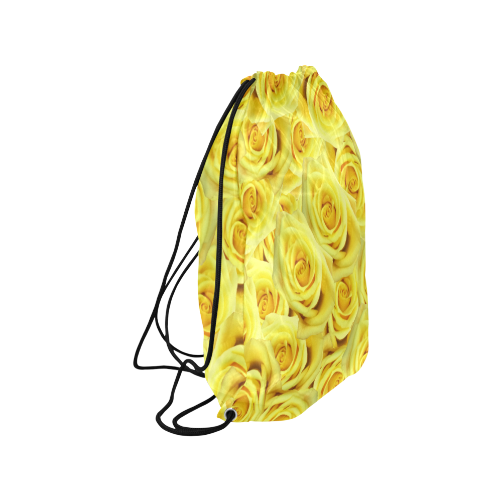 Candlelight Roses Small Drawstring Bag Model 1604 (Twin Sides) 11"(W) * 17.7"(H)