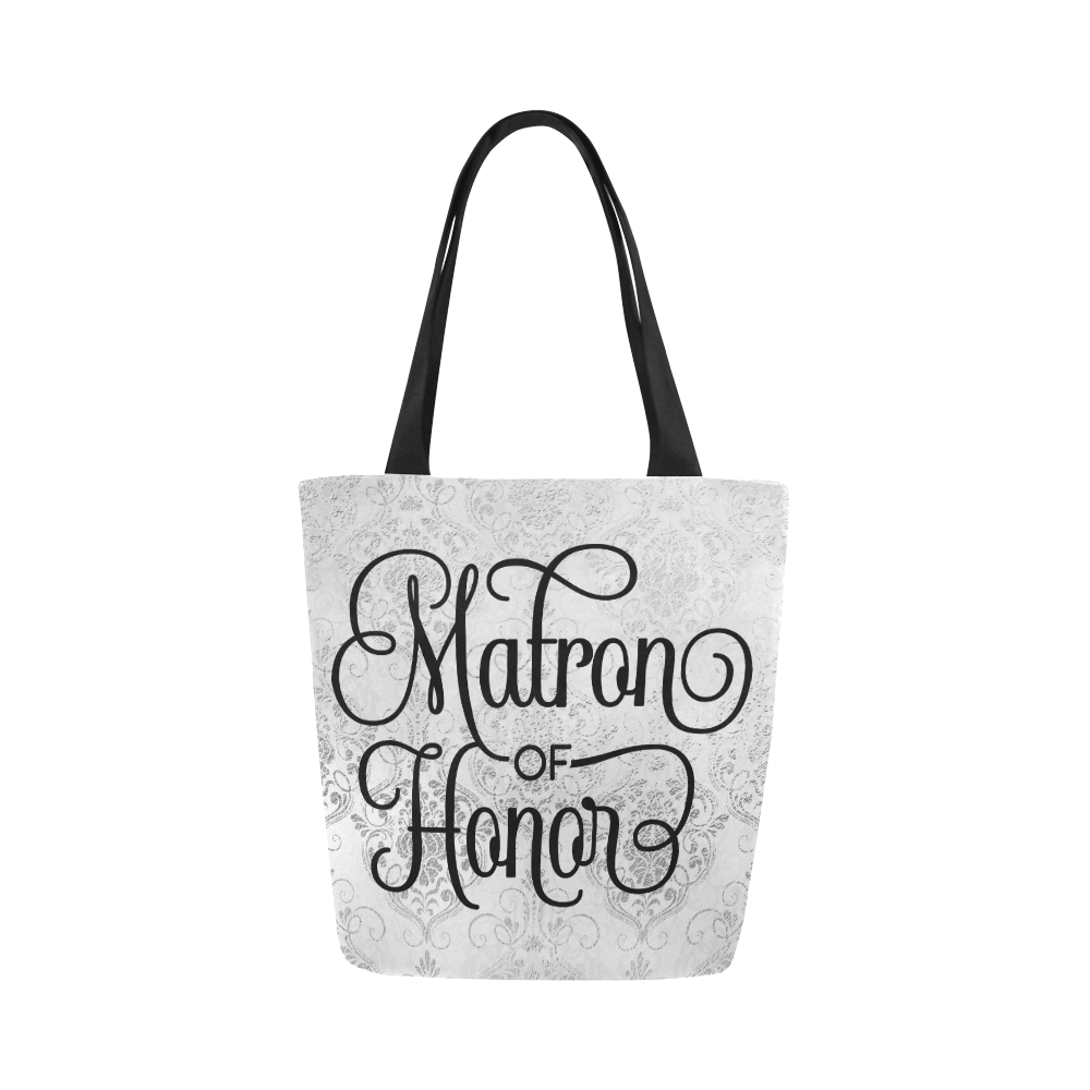 FD's Wedding Collection- Matron of Honor Sliver Tote Bag 53086 Canvas Tote Bag (Model 1657)