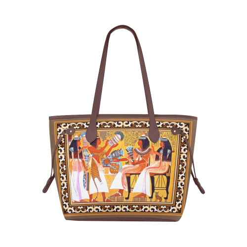 Egyptian Queens Clover Canvas Tote Bag (Model 1661)