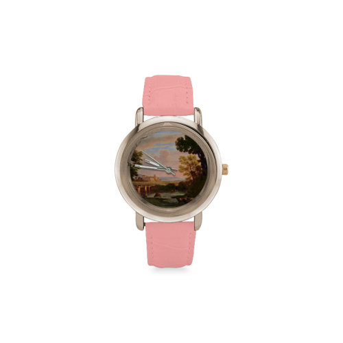 NATURE Women's Rose Gold Leather Strap Watch(Model 201)