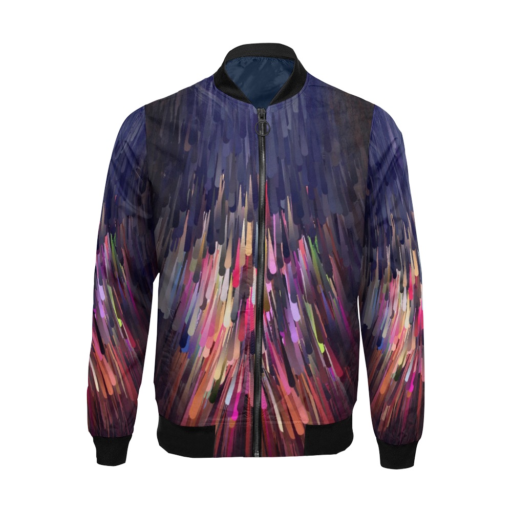 Vienna / Wien Popart by Nico Bielow All Over Print Bomber Jacket for Men/Large Size (Model H19)