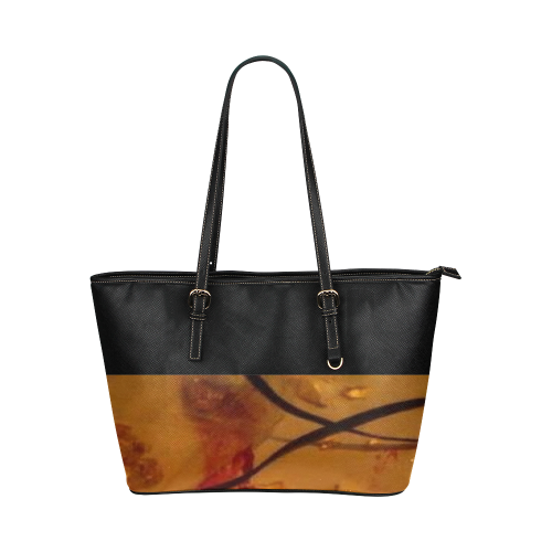 SERIPPY Leather Tote Bag/Small (Model 1651)