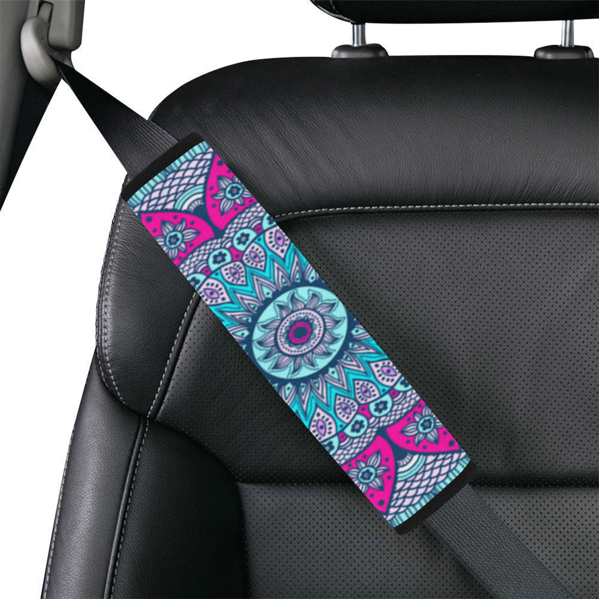 THE UNIVERSE MANDALAS Car Seat Belt Cover 7''x12.6''