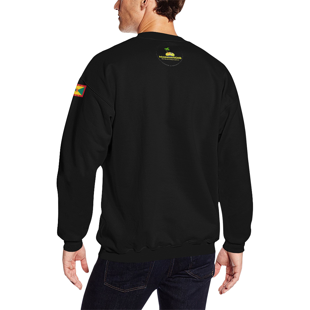 MANUSARTGND All Over Print Crewneck Sweatshirt for Men (Model H18)