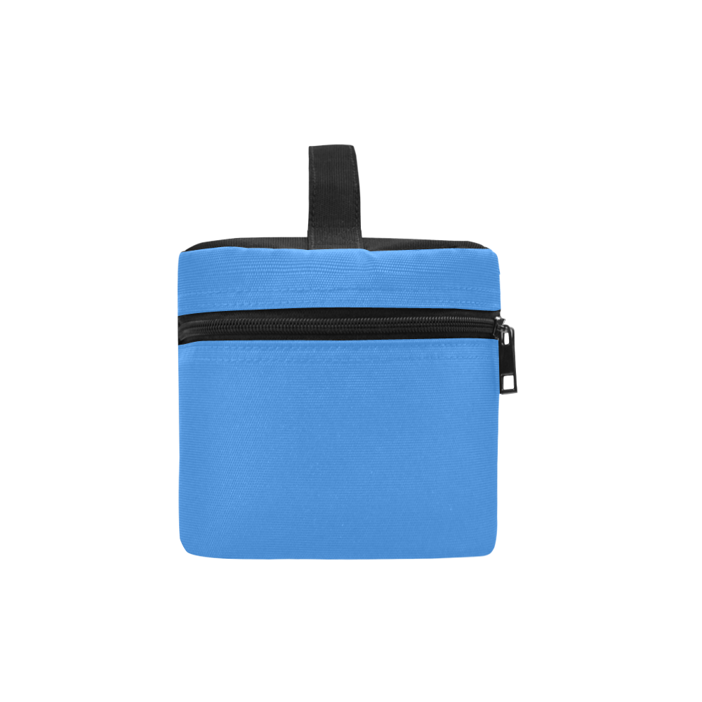 Basic Blue Solid Color Cosmetic Bag/Large (Model 1658)