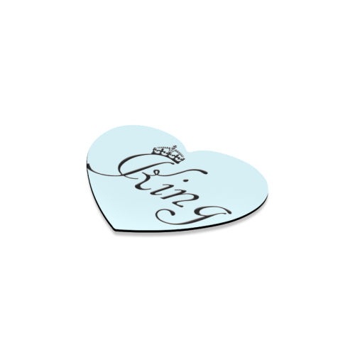 For the King / Blue Heart Coaster
