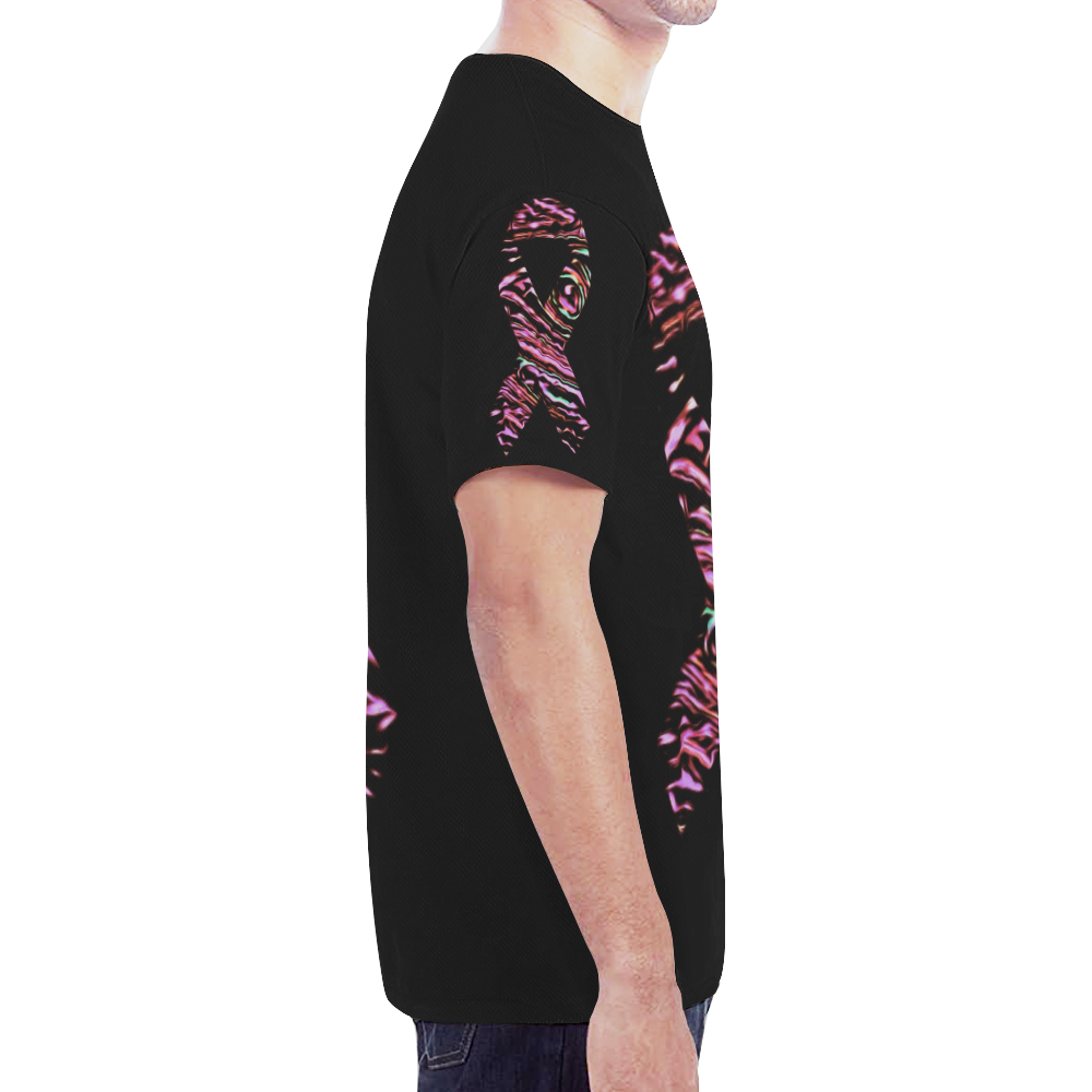 pink green_warrior New All Over Print T-shirt for Men (Model T45)