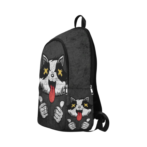 Woke Trash Panda Rave Festival Fabric Backpack for Adult (Model 1659)