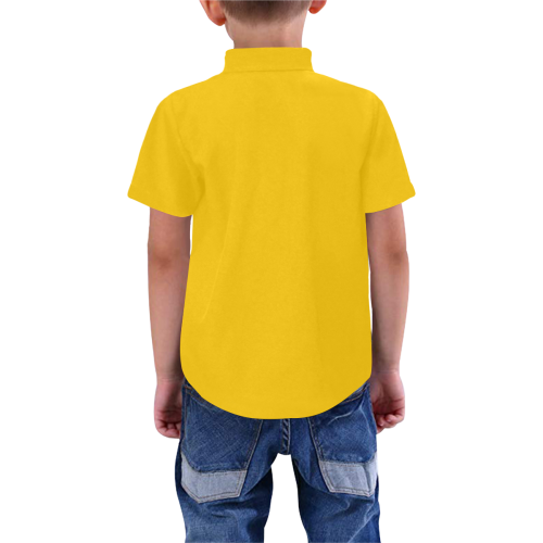 color mango Boys' All Over Print Short Sleeve Shirt (Model T59)