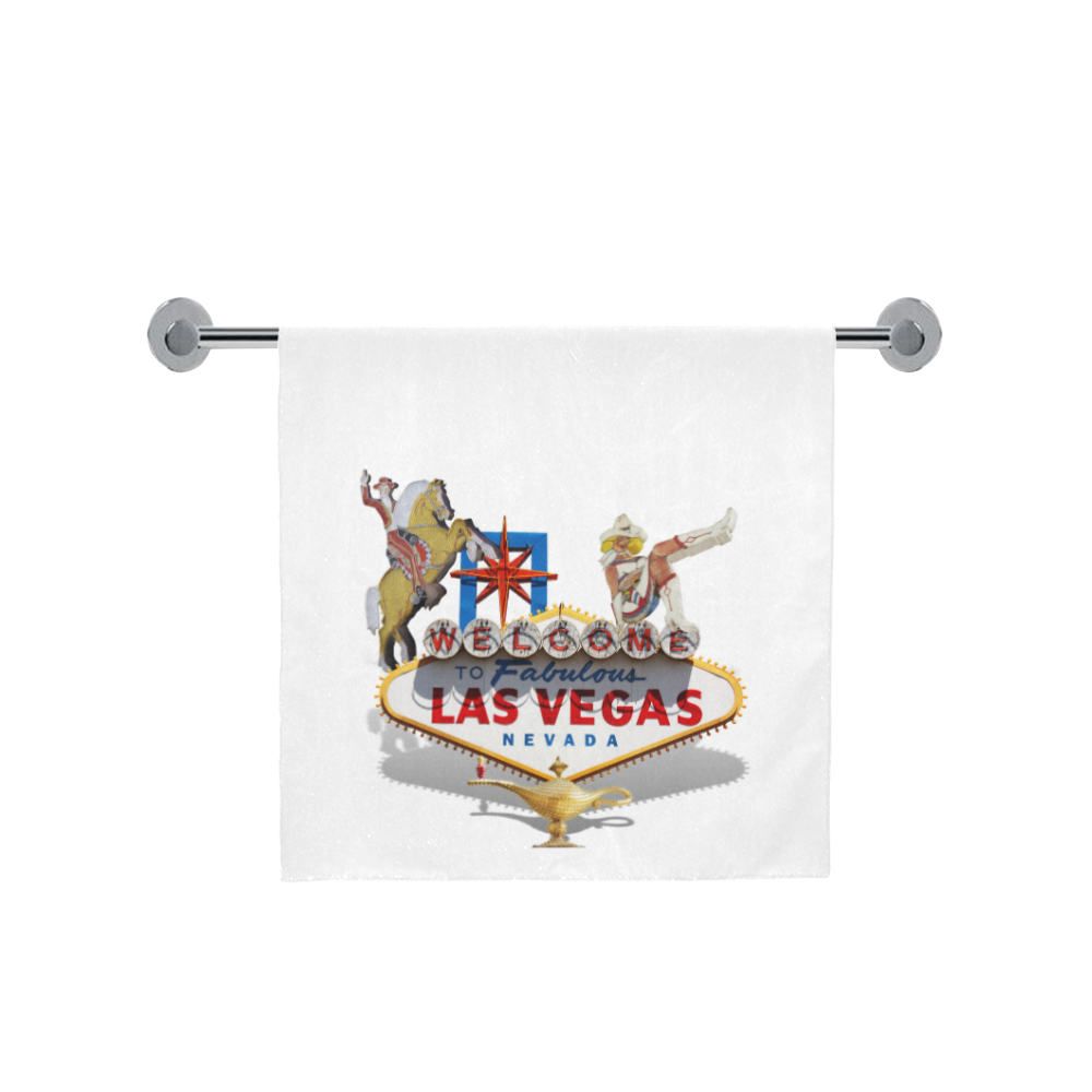 Las Vegas Welcome Sign Bath Towel 30"x56"