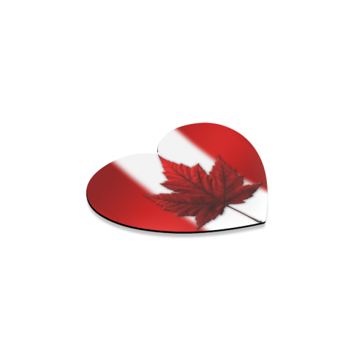 Canadian Flag Coasters Canada Souvenirs Heart Coaster